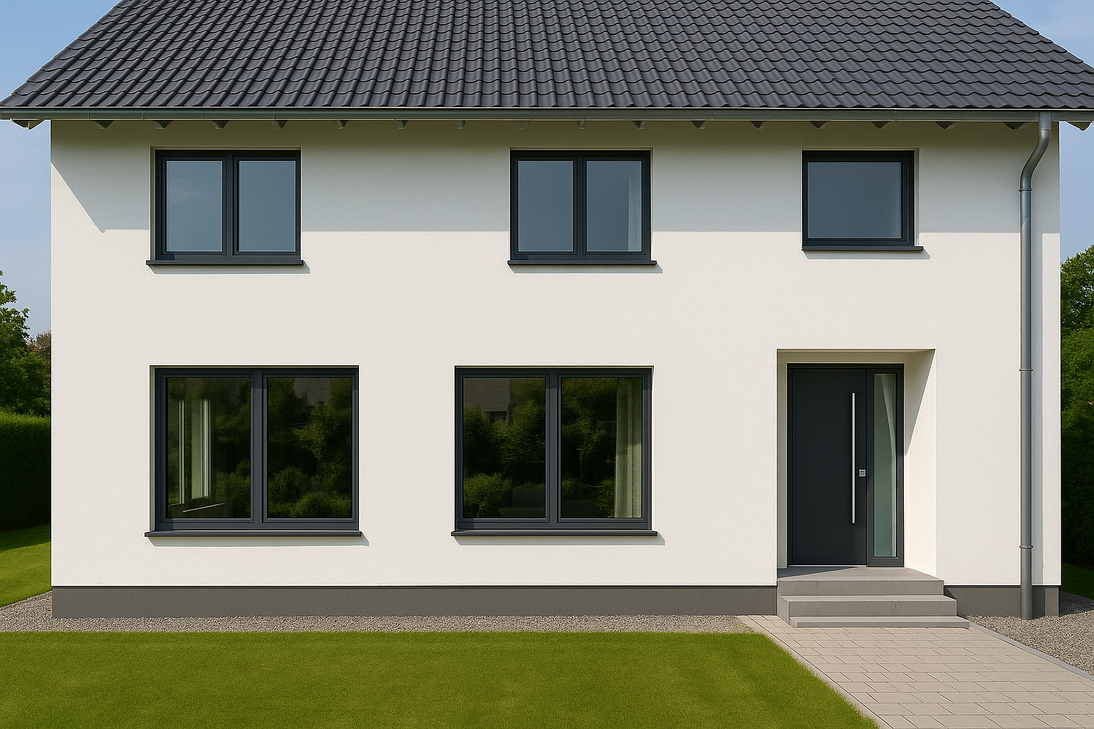 Fenstersanierung – helle neue Fensterelemente